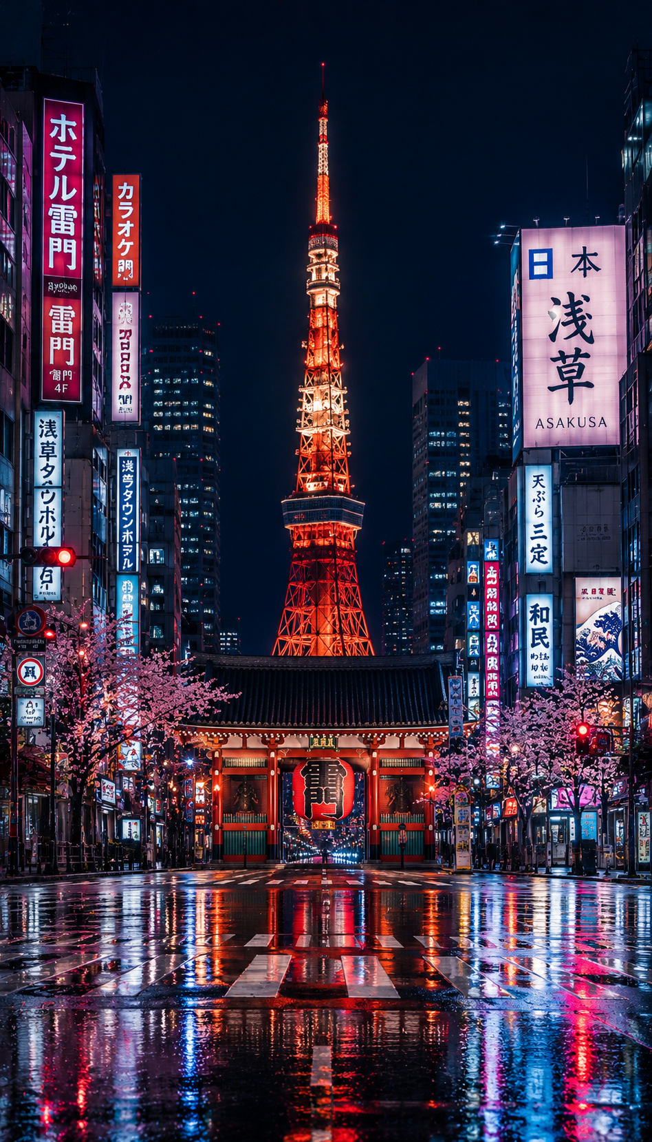 CUADRO LED Tokyo Tower