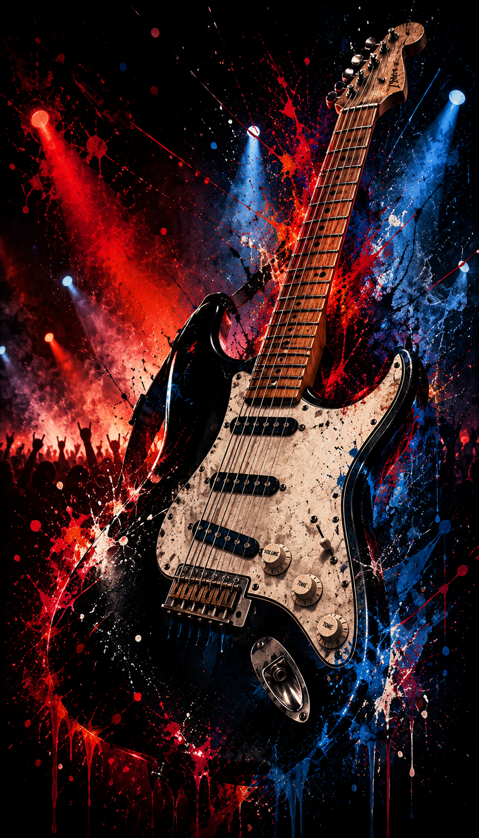 Cuadro LED Guitarra Eléctrica
