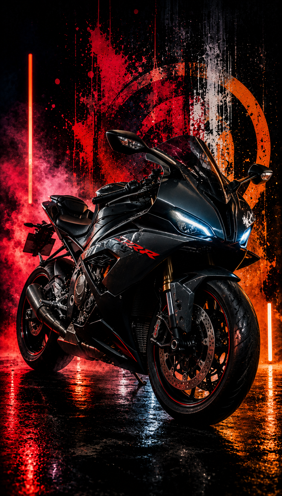 Cuadro LED Motocicleta Deportiva